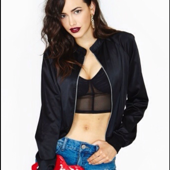 💢SOLD eBay 💢The Reformation Girl Bomber Jacket - Picture 3 of 4