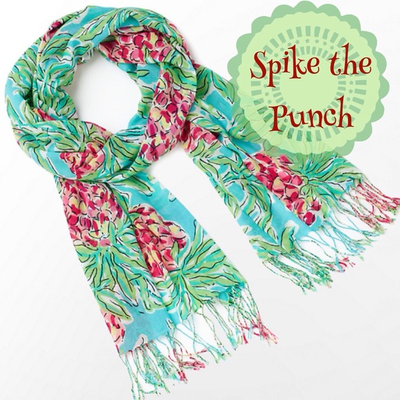 SOLD "Spike the Punch" Murfee Scarf LILLY PULITZER