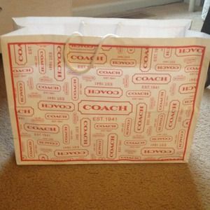 Coach shopping bag