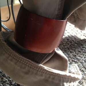 Brown cuff bracelet