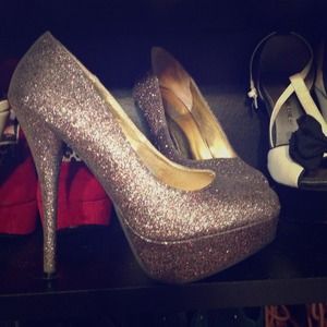 Silver heels
