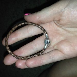 Brown Pandora starter bracelet