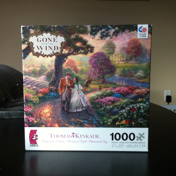 Thomas Kinkade Gone With the Wind Puzzle