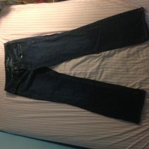 Thick, blue jean stretch jeans