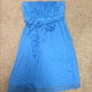 ARDEN B strapless silk dress