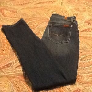 RESERVED!!!7 for all mankind Roxanne skinny jeans.