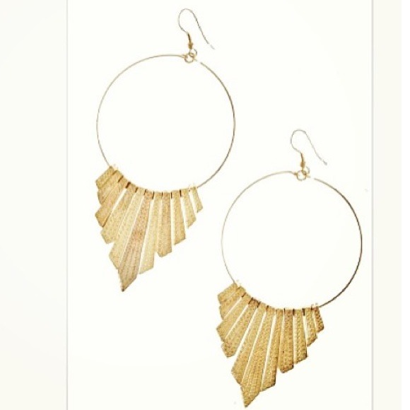 Hoop Fan Earrings