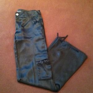 Banana Republic silk cargo pants