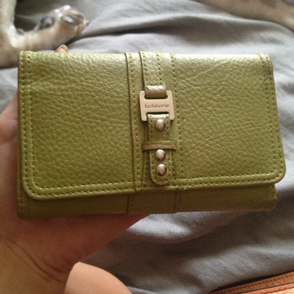 Lime green Liz Claiborne wallet