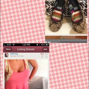 Coach Ballet flats & Sequin Tank