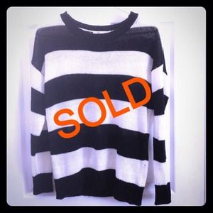 Striped Knit Sweater