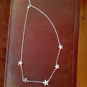 Silver Flower Necklace