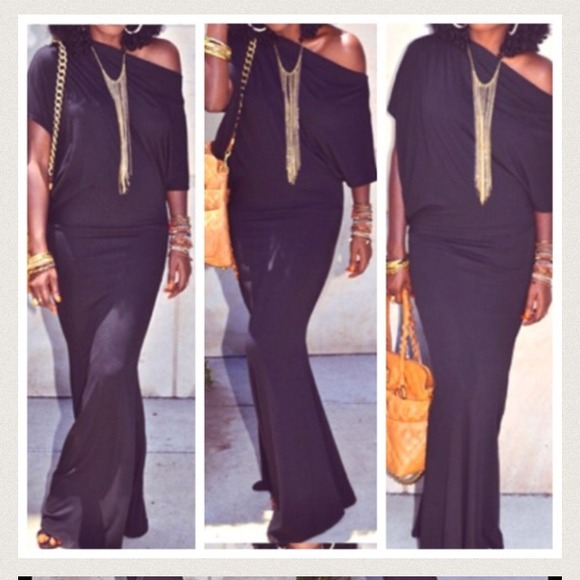 Black off the shoulder. XSmall thru 3X - Picture 2 of 4