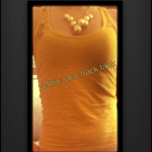 SEXY YELLOW RACERBACK - Picture 4 of 4