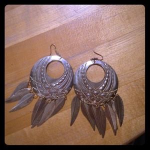 Gold Dangle Earrings