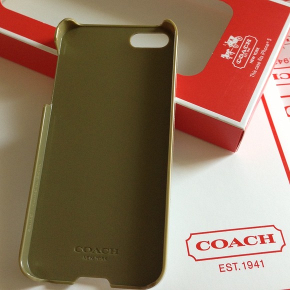 NEW Authentic Coach iPhone 5 Case - Picture 3 of 3