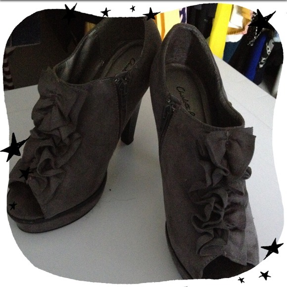Open toe booties!