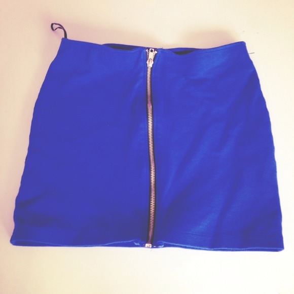 Cobalt Blue Bodycon Skirt