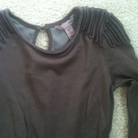 H&M Olive Green Bodycon Dress Size 4
