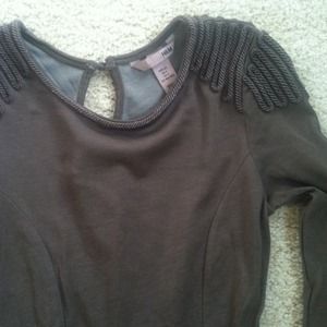 H&M Olive Green Bodycon Dress Size 4