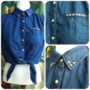 Denim Crop Top