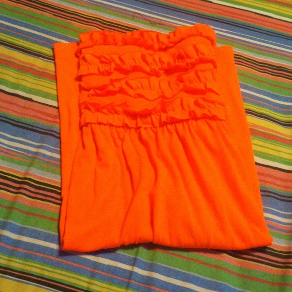 Neon orange cover up