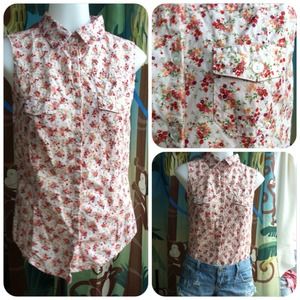 Floral Button Up