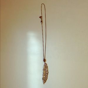 Silver Feather Necklace