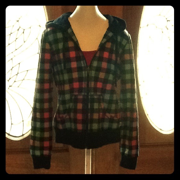 Plaid hoodie
