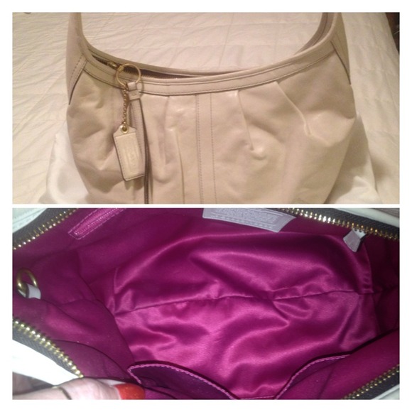 Coach hobo leather purse