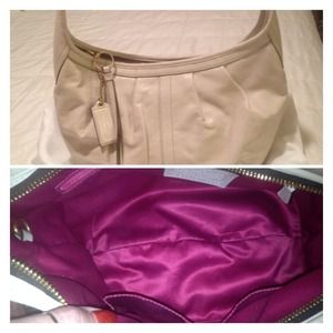 Coach hobo leather purse