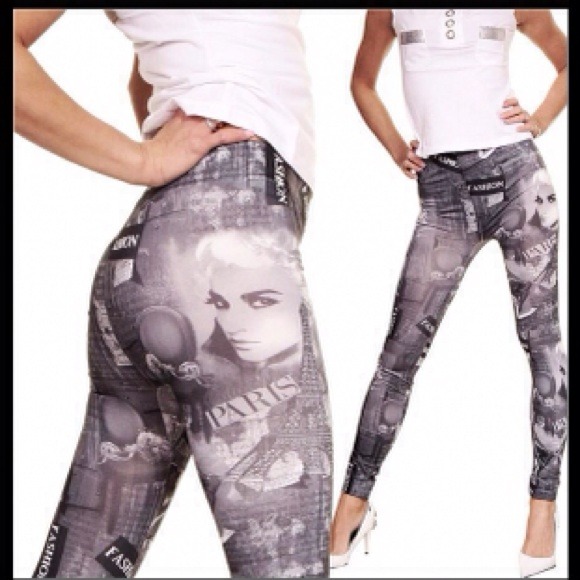 Printed leggins one size fits all