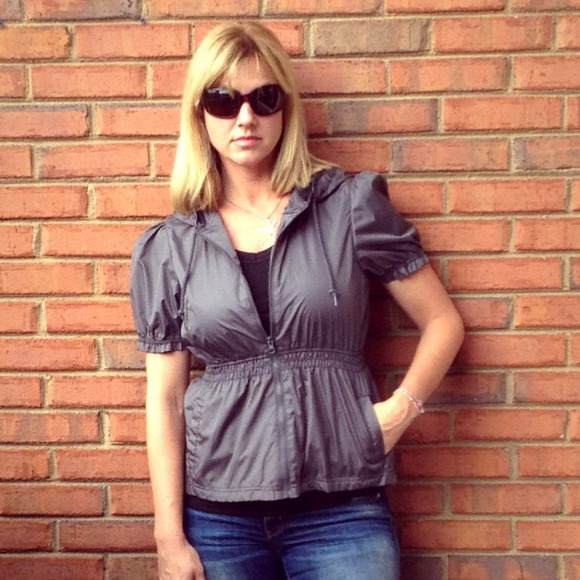 RESERVED FOR PAM! NWOT Charcoal light jacket - Picture 2 of 4