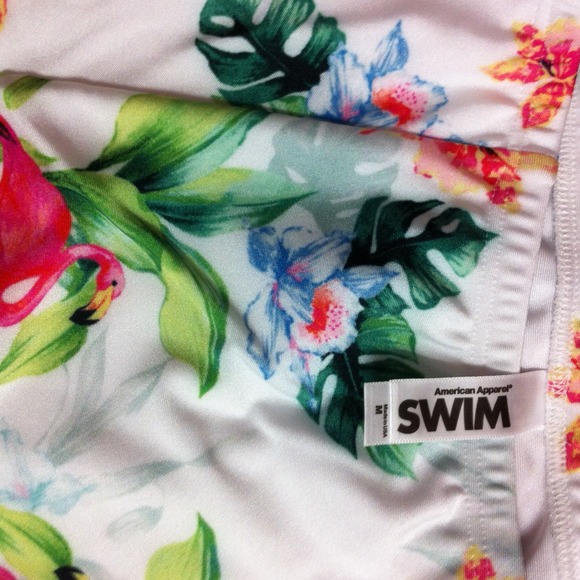 American Apparel High-Waisted Swim Brief - Picture 2 of 2