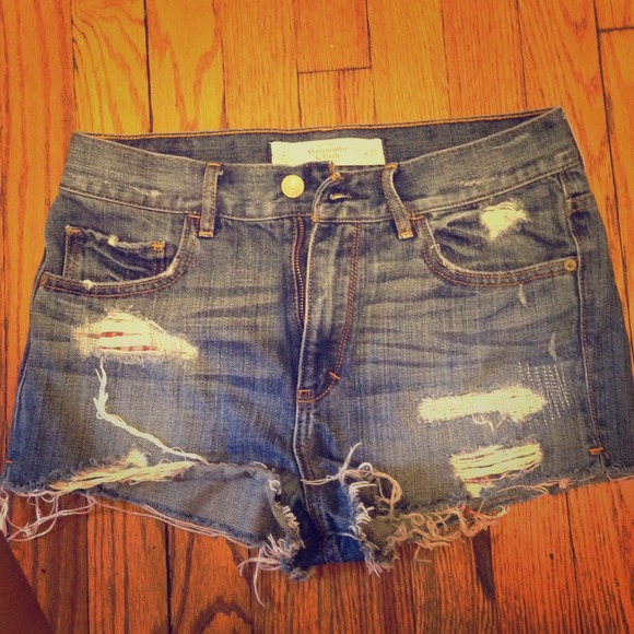 High Wasted Denim Shorts