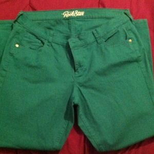 Green Old Navy 'Rockstar' Jeans
