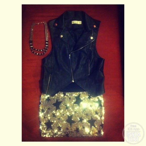 🔴Sold in bundle🔴Sequins star skirt 💎
