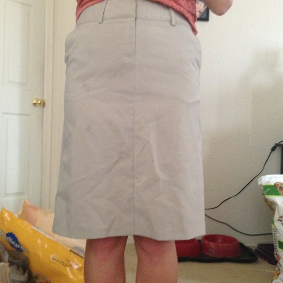 Tan business woman skirt