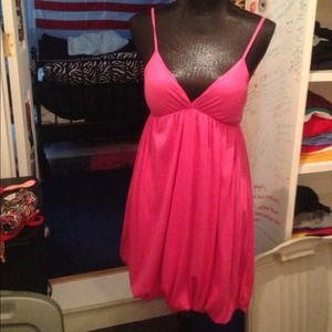 Cute baby doll pink dress