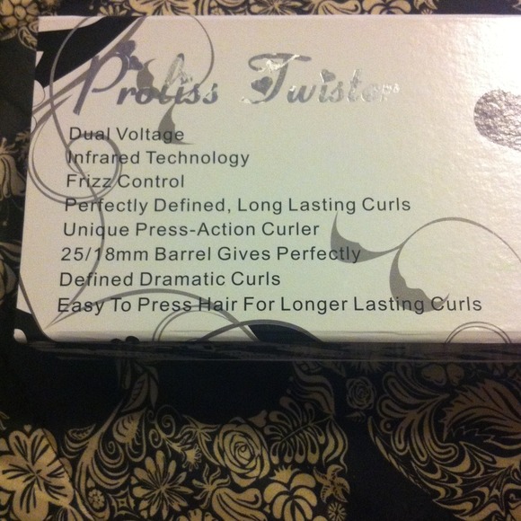 Zebra printed curling wand - Picture 2 of 3