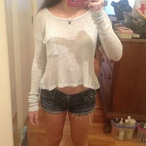 🎀 Baby Blue Brandy Melville Sweater!