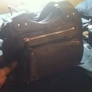 Brown faux leather purse NWOT