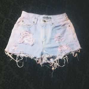 ❌SOLD❌ Light purple high waisted shorts