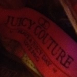 Pink juicy couture leather purse