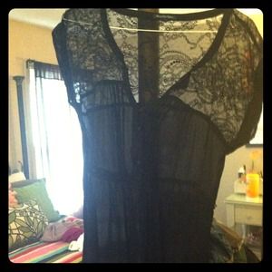 Black Lace American Eagle Dress