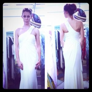 Formal White Jovani Gown (brand new)
