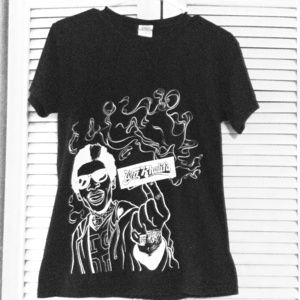 Rapper Wiz Khalifa shirt.