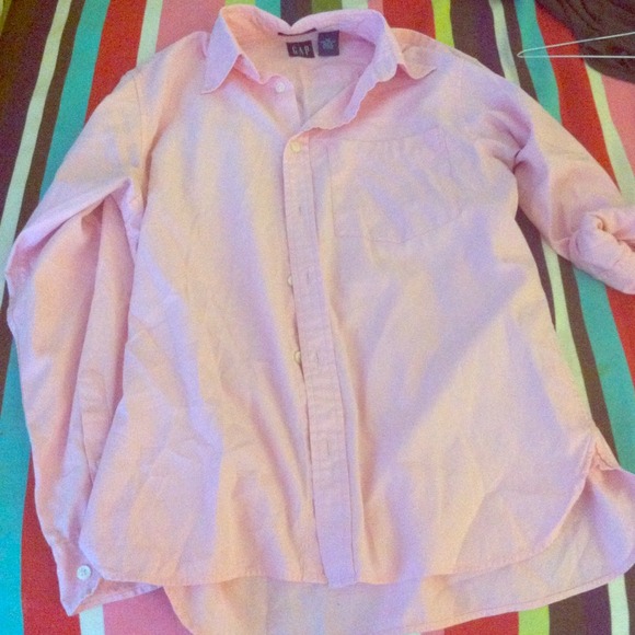 Pink Gap XS Oxford shirt