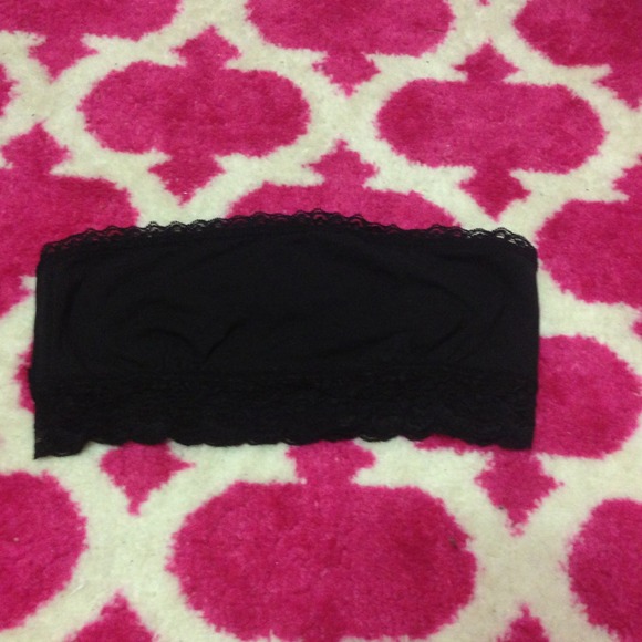 ⛔SOLD⛔VS PINK Black Bandeau Size Large