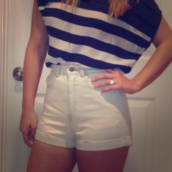 *Traded* american Apparel light wash denim